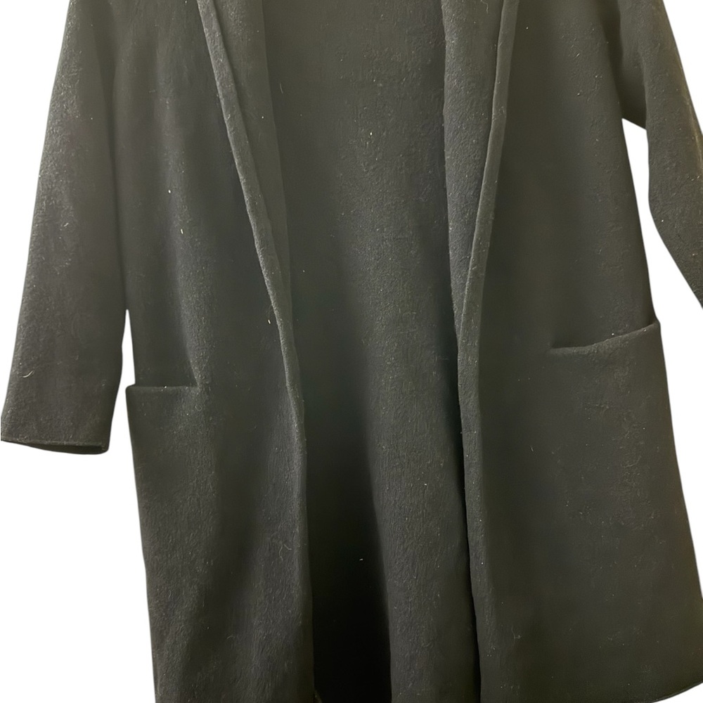 Black hooded Cardigan by Brown Allan